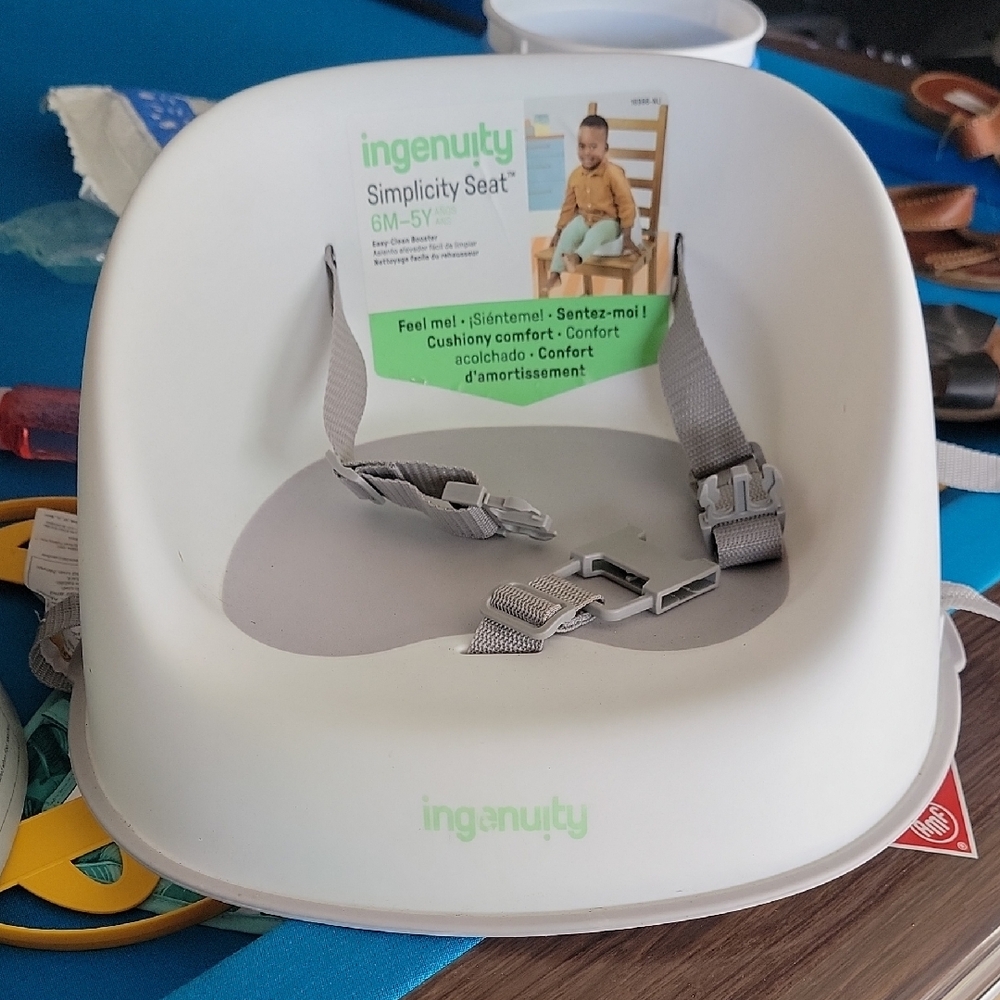 Ingenuity Simplicity Seat - White and Gray